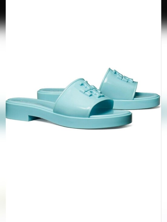 Tory Burch Shoes - Tory Burch Women's Eleanor Jelly Slides Sandals Petunia